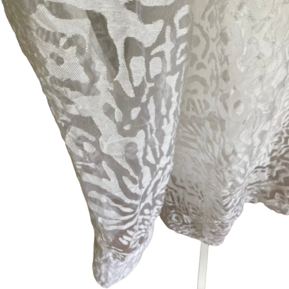 Ruby Rd. Plus Button Down White & Sheer Shirt Ele… - image 6